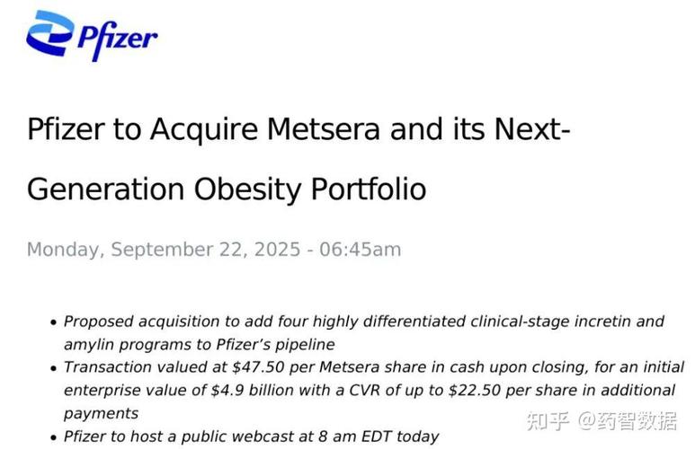 诺和诺德退出与辉瑞的竞购战，Metsera股价暴跌