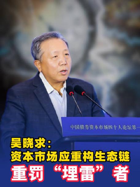 吴晓求：资本市场改革要从没有“雷”开始，对“埋雷者”“帮助埋雷者”重罚