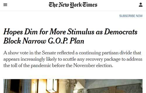 特朗普拒签纾困法案(特朗普纾困计划)