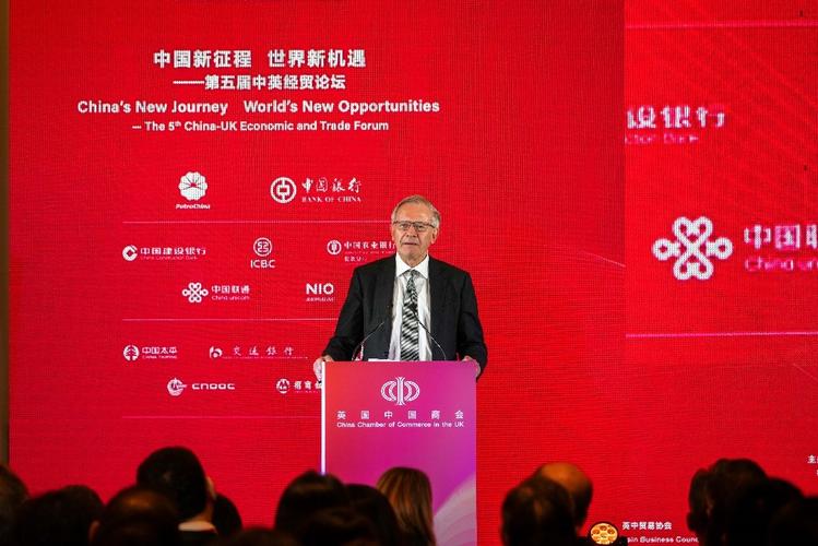 英中贸易协会主席吴思田：现在是中英经济关系的黄金期