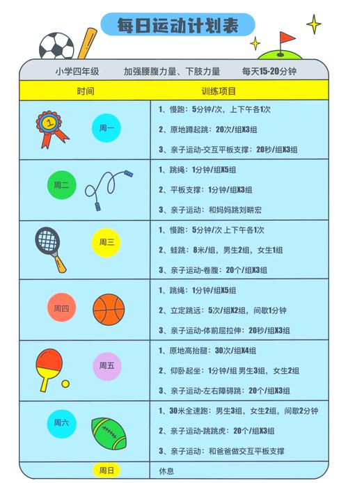 运动打卡表怎么制作(运动打卡表制作图解)