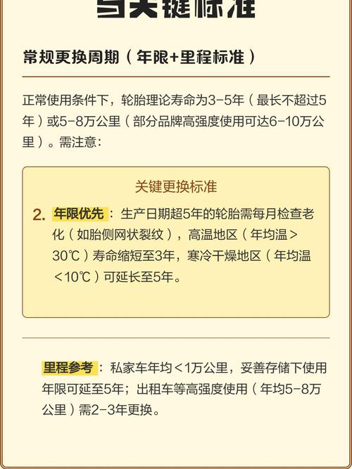 轮胎更换周期或条件(轮胎的更换周期一般如何规定)