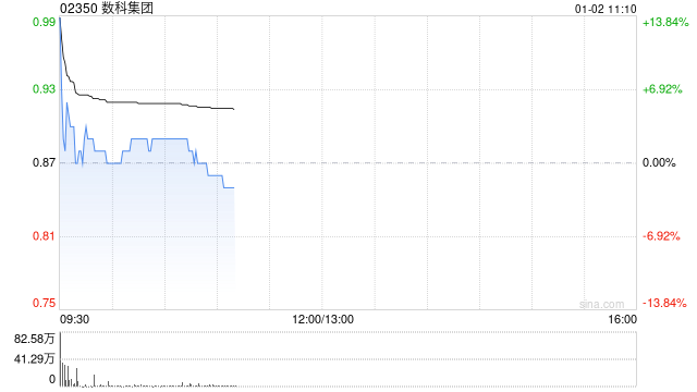 数科集团于1月2日上午起复牌